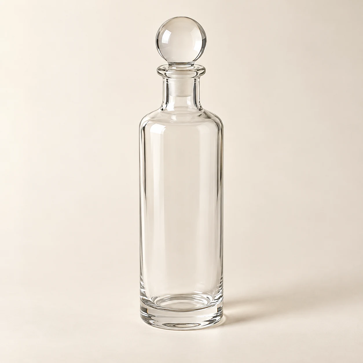 Table Vinegar Bottle — Clear