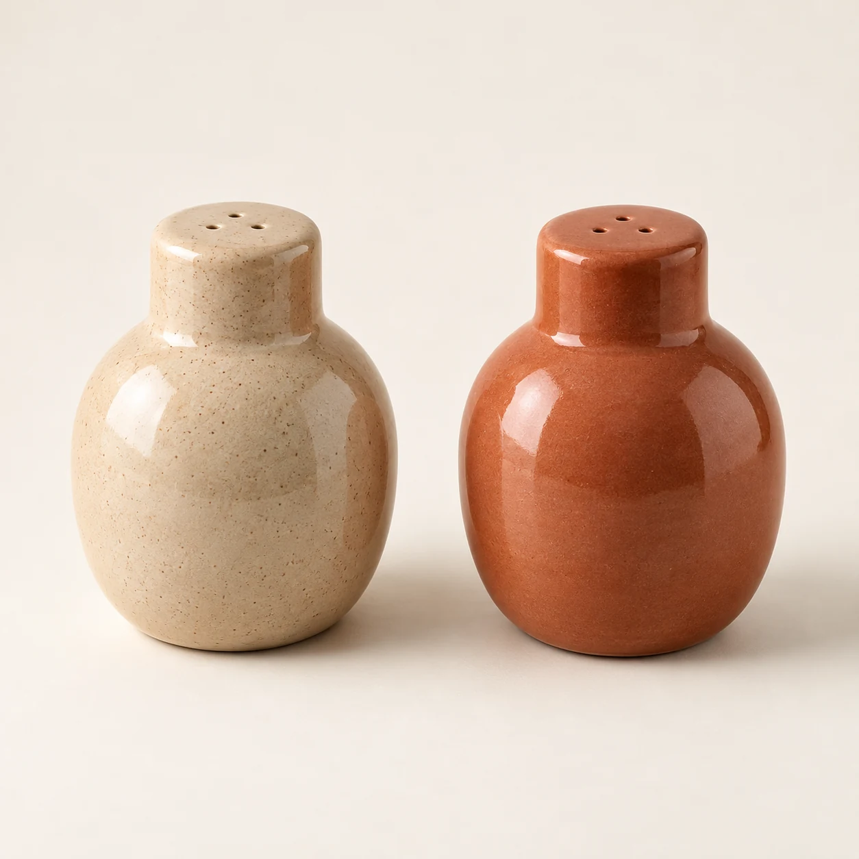 Dune Ceramic Shaker — Sand, Clay